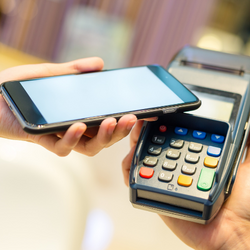 phone against mobile pos system