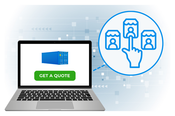 B2B Online Marketplace Shipping Container