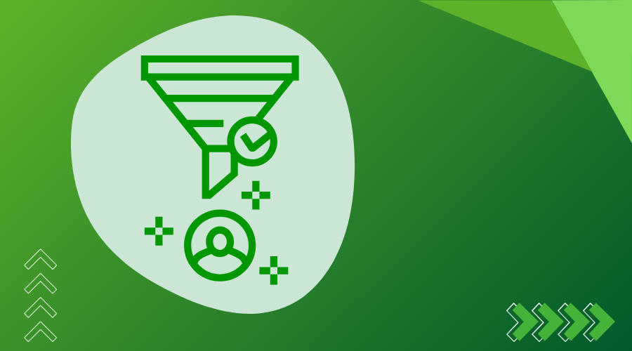 Sales lead funnel graphic